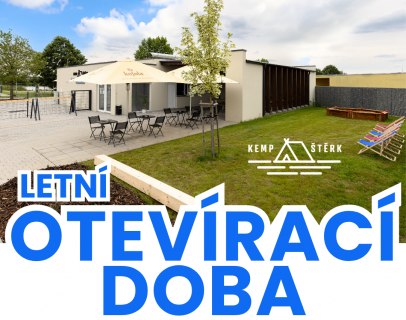 Letní otevírací doba občerstvení 2025